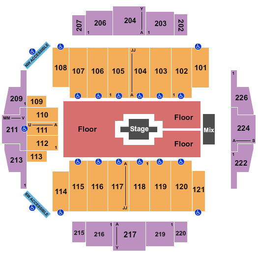 Tacoma Dome Zach Bryan Seating Chart